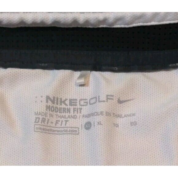 Nike Golf Mens Golf Polo Momentum Fly Swing Flyknit Frame Gray Sz XL Modern Fit - Picture 6 of 9